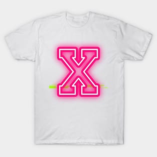 Neon Style Roman Numeral "X" Vibes Tee! T-Shirt